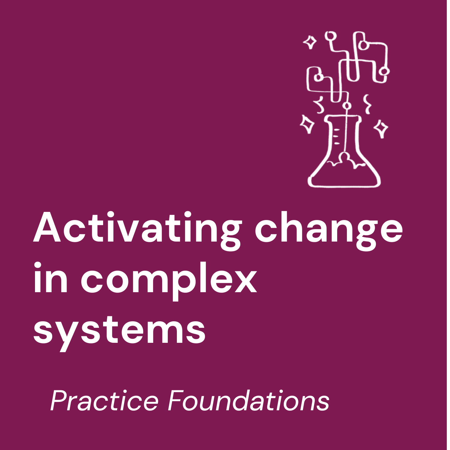 Course 4: Activating change in complex systems