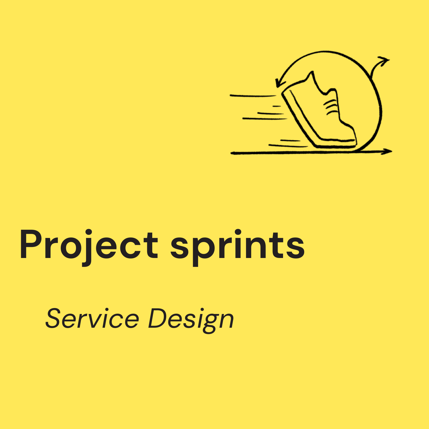 Project sprints- service design